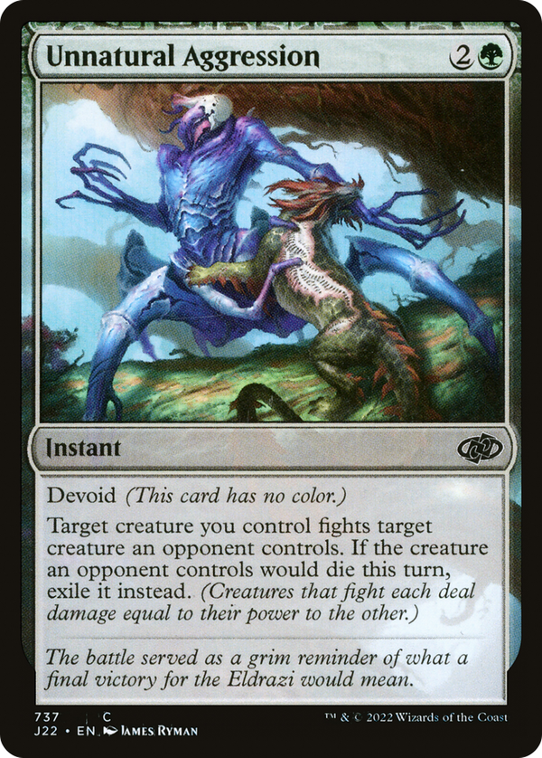 Unnatural Aggression (j22)