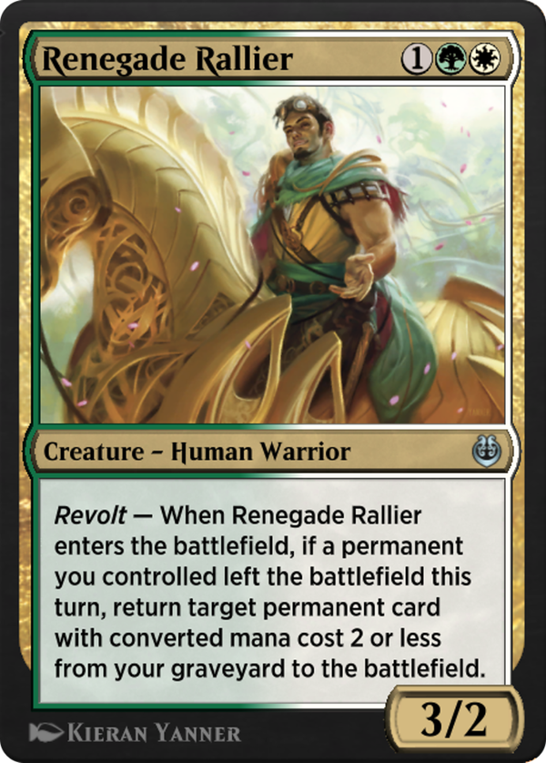 Renegade Rallier (klr)