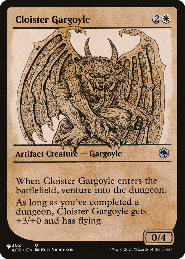 Cloister Gargoyle (plst)