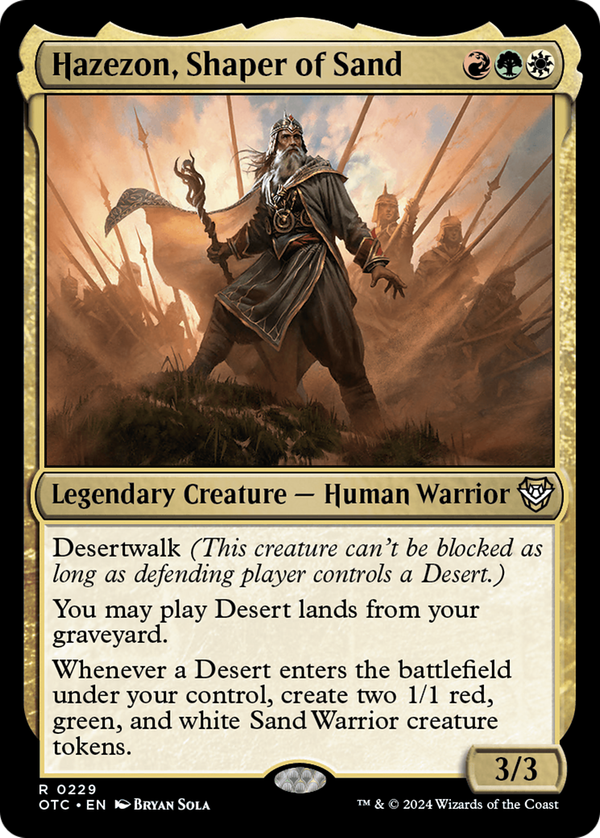Hazezon, Shaper of Sand (otc)