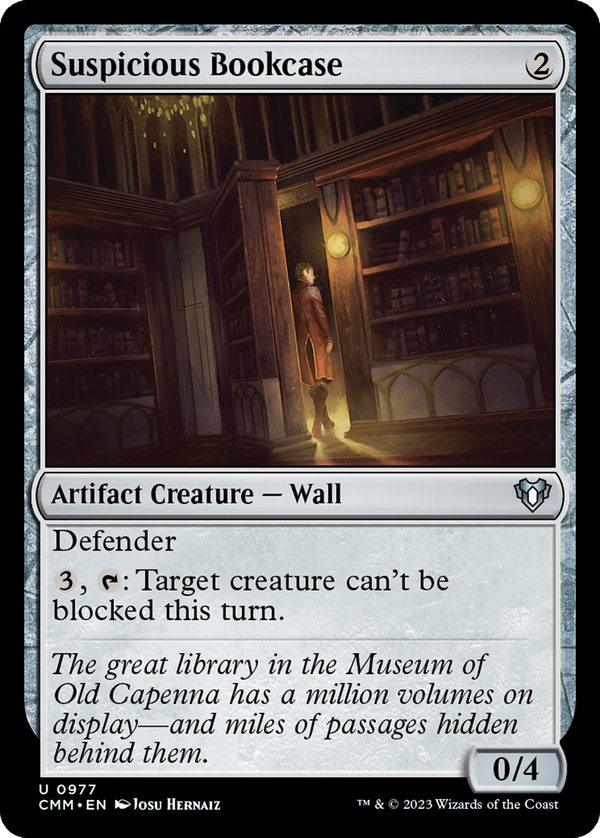 Suspicious Bookcase (cmm)