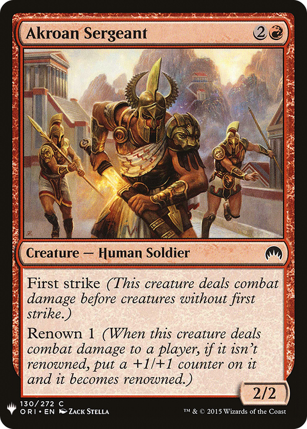 Akroan Sergeant (plst)