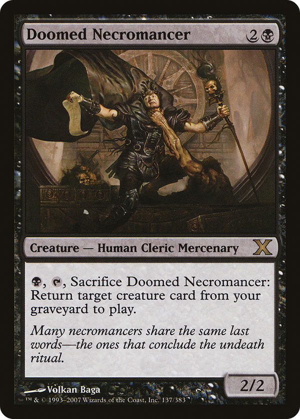 Doomed Necromancer (10e)