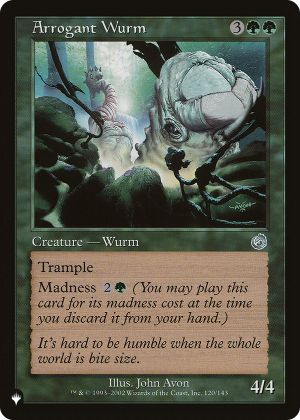 Arrogant Wurm (plst)