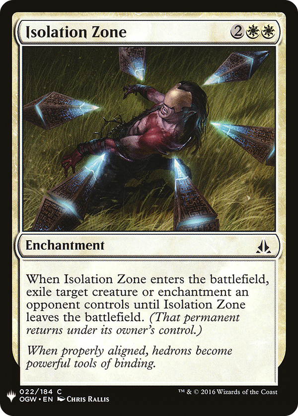 Isolation Zone (plst)