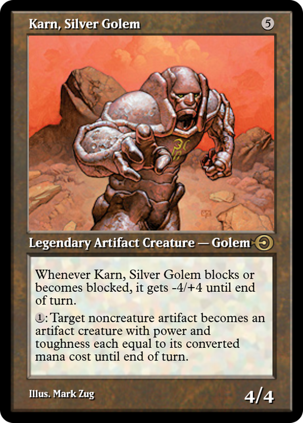 Karn, Silver Golem (prm)