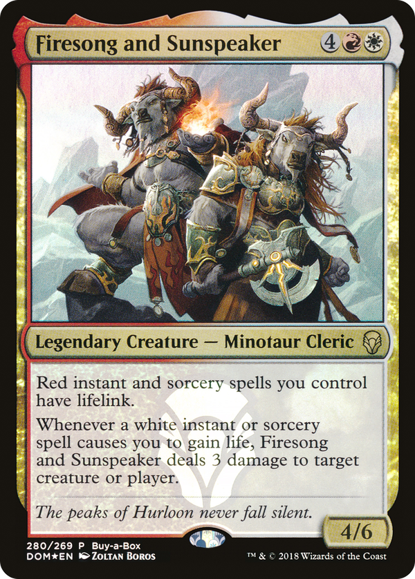 Firesong and Sunspeaker (dom)