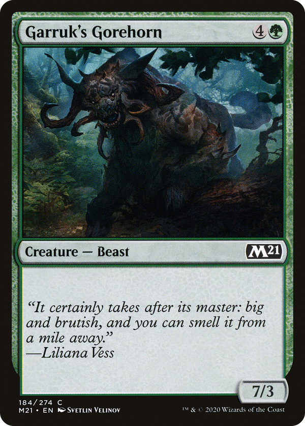 Garruk's Gorehorn (m21)