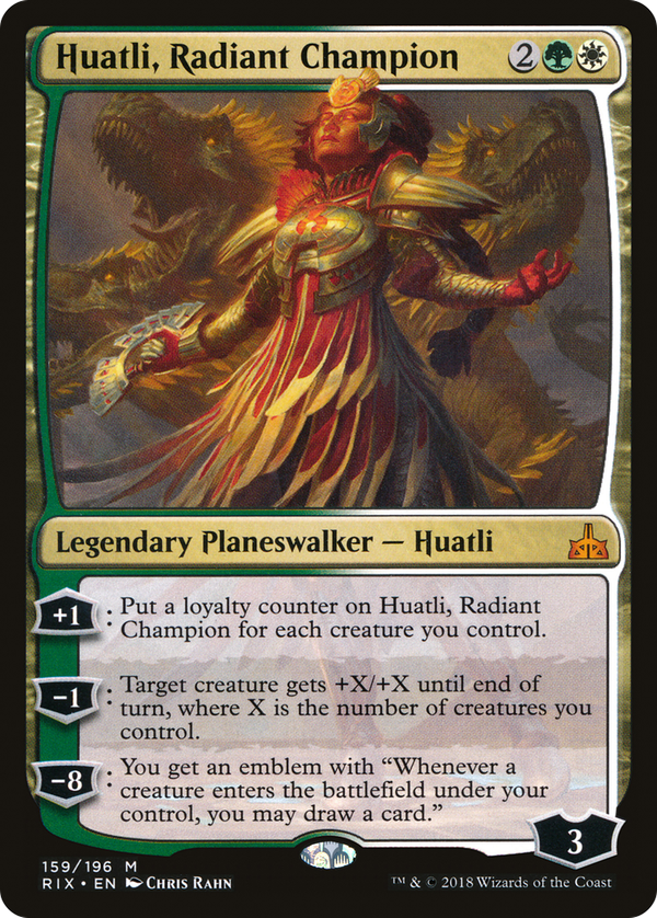Huatli, Radiant Champion (rix)