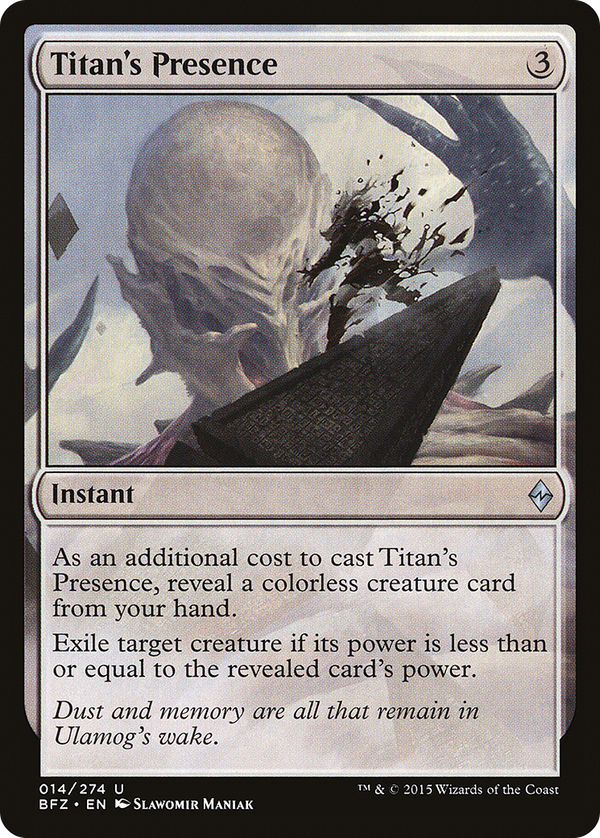 Titan's Presence (bfz)