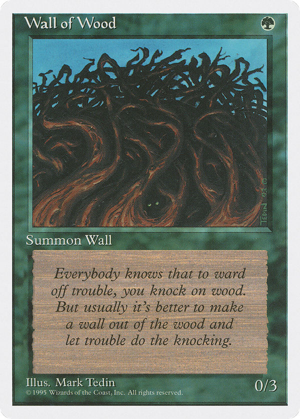 Wall of Wood (4ed)