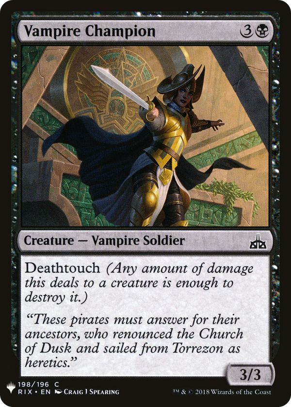 Vampire Champion (plst)