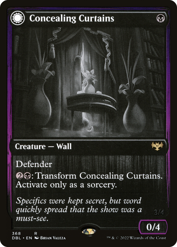 Concealing Curtains // Revealing Eye (dbl)