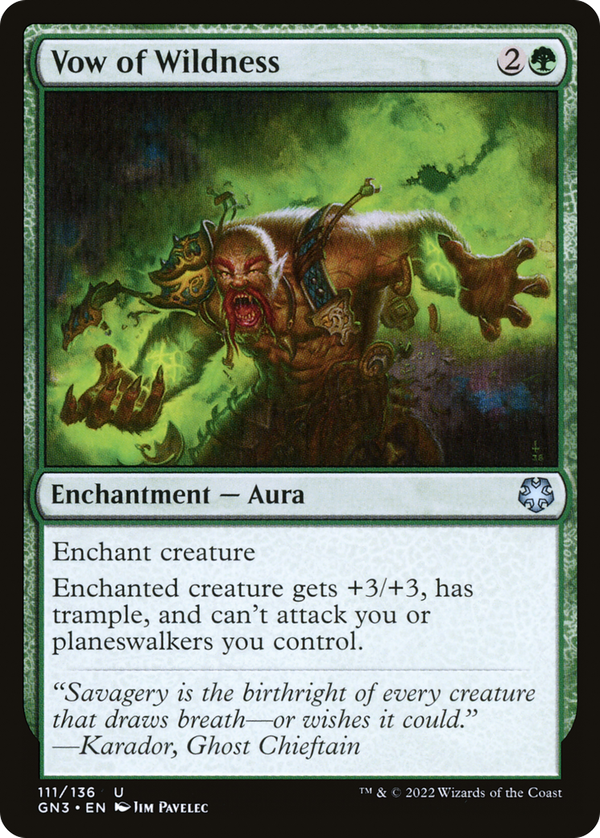 Vow of Wildness (gn3)