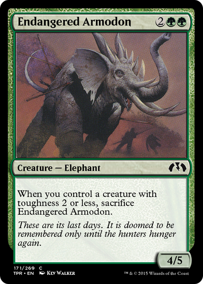 Endangered Armodon