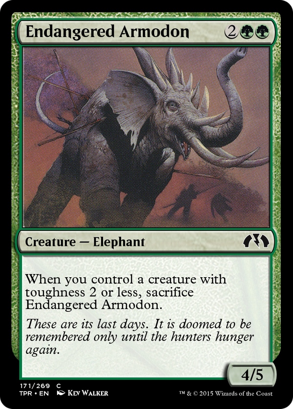 Endangered Armodon (tpr)