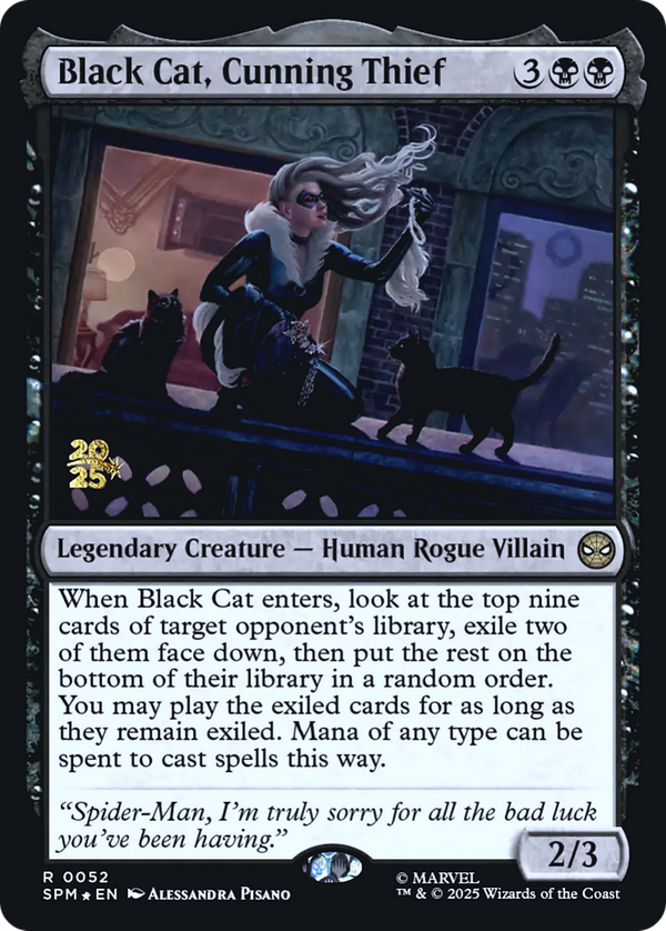 Black Cat, Cunning Thief (pspm)