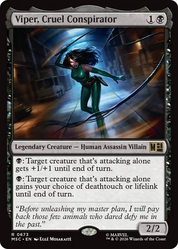 Viper, Cruel Conspirator (msc)