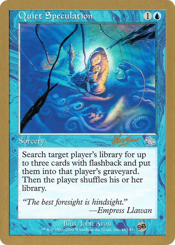 Quiet Speculation (wc02)