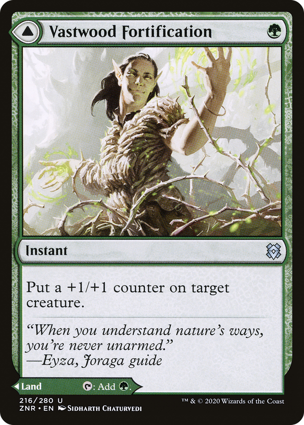 Vastwood Fortification // Vastwood Thicket (znr)