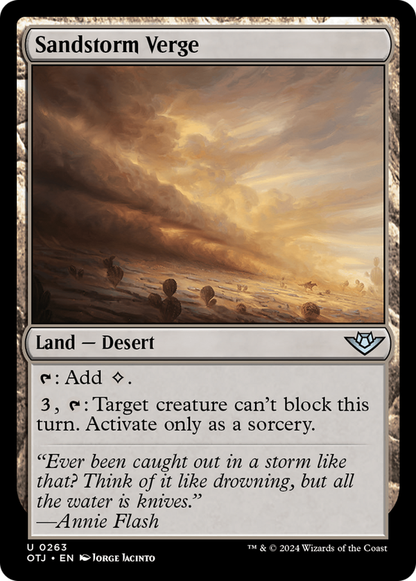 Sandstorm Verge (otj)