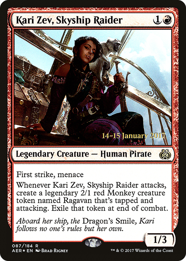 Kari Zev, Skyship Raider (paer)