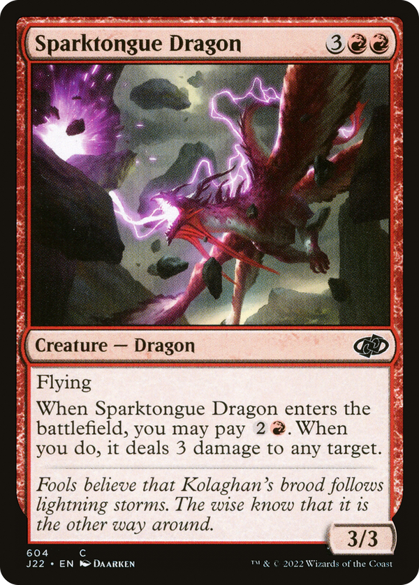 Sparktongue Dragon (j22)