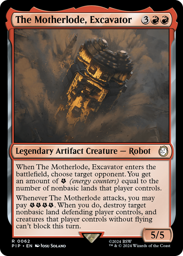 The Motherlode, Excavator (pip)