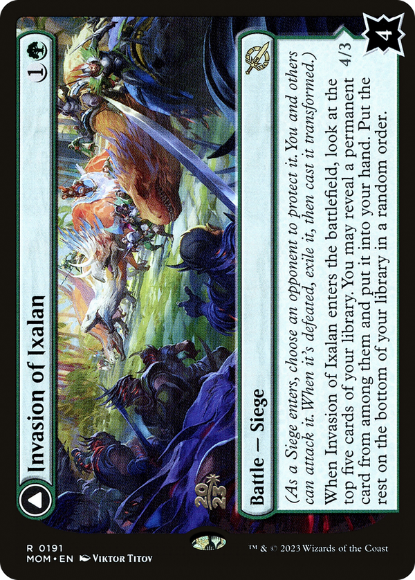 Invasion of Ixalan // Belligerent Regisaur (pmom)