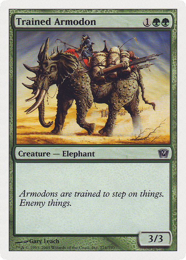 Trained Armodon (9ed)