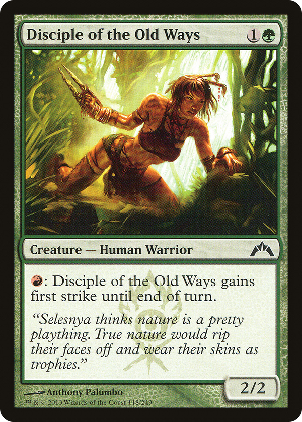 Disciple of the Old Ways (gtc)