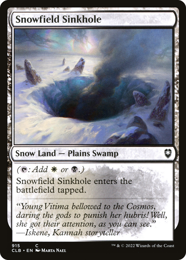 Snowfield Sinkhole (clb)