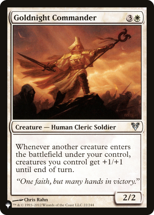 Goldnight Commander (plst)