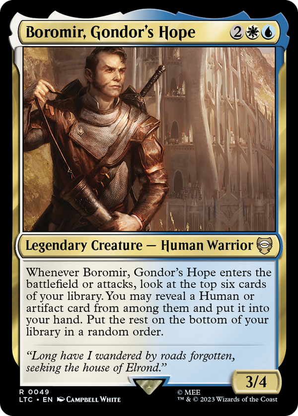 Boromir, Gondor's Hope (ltc)
