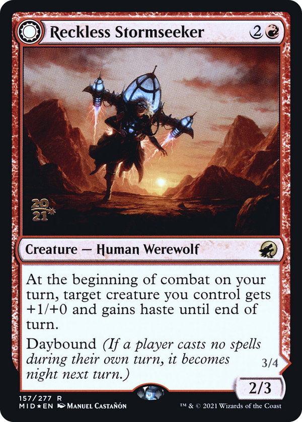 Reckless Stormseeker // Storm-Charged Slasher (pmid)