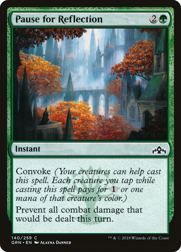 Pause for Reflection (grn)