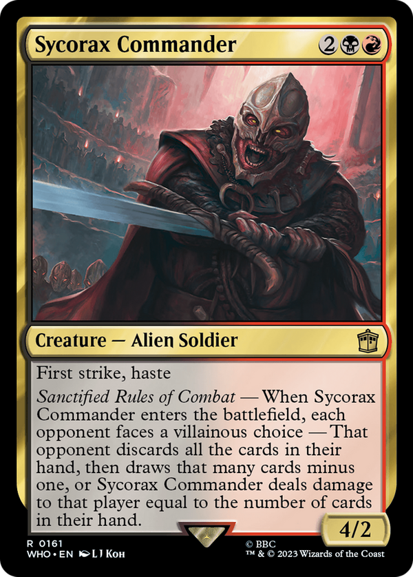 Sycorax Commander (who)