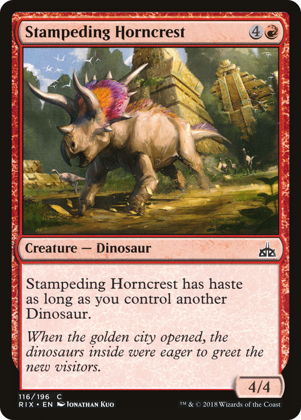 Stampeding Horncrest (rix)