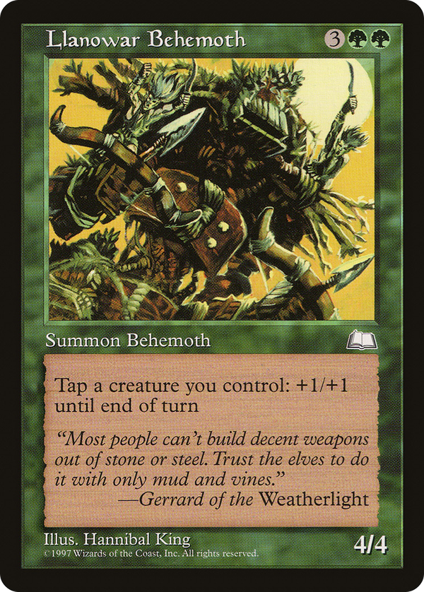 Llanowar Behemoth (wth)