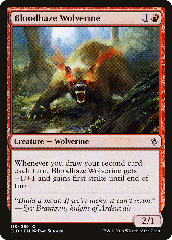 Bloodhaze Wolverine (eld)