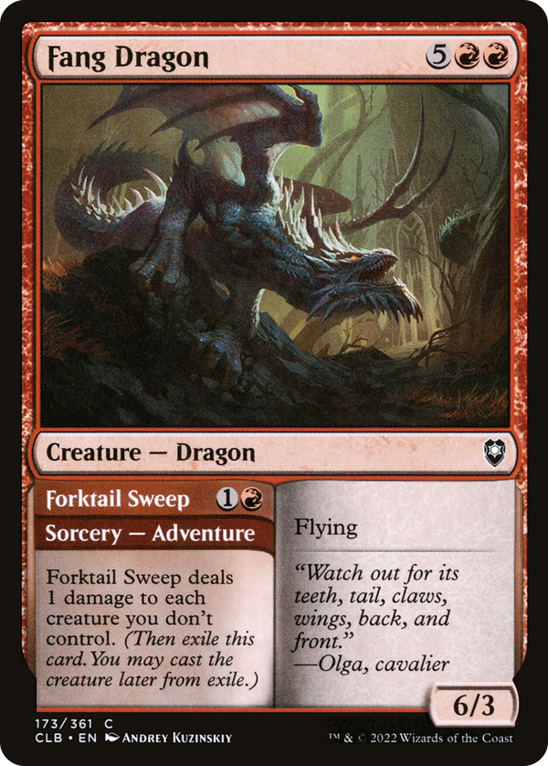 Fang Dragon // Forktail Sweep (clb)