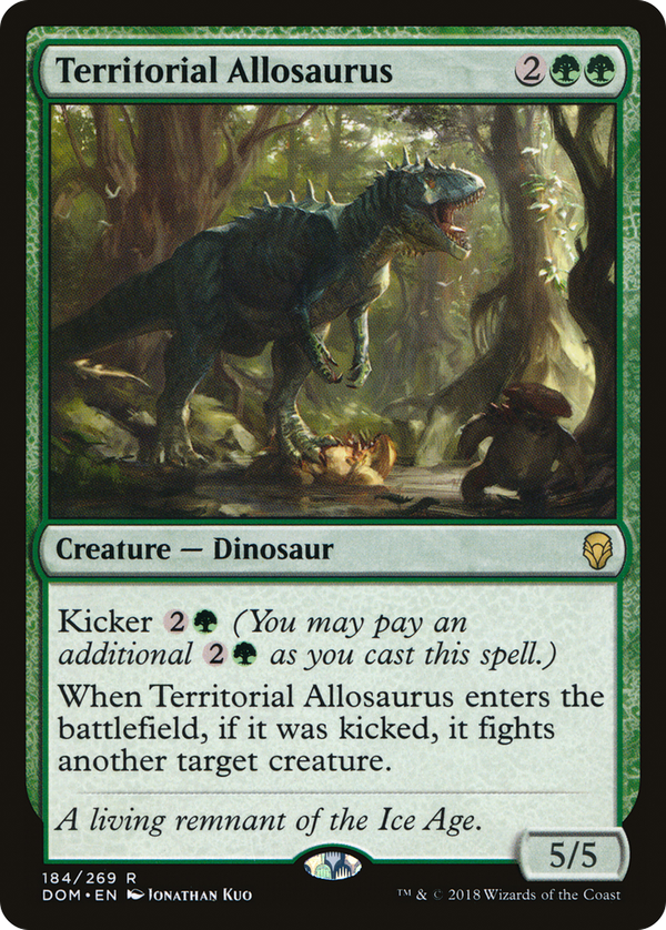 Territorial Allosaurus (dom)