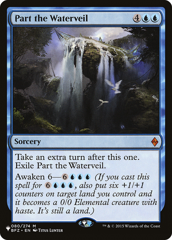 Part the Waterveil (plst)