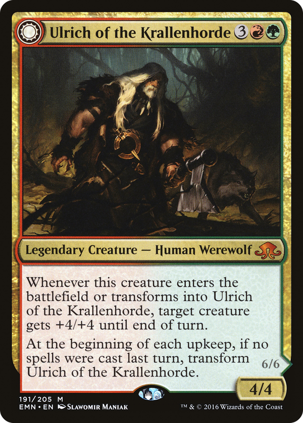 Ulrich of the Krallenhorde // Ulrich, Uncontested Alpha (emn)