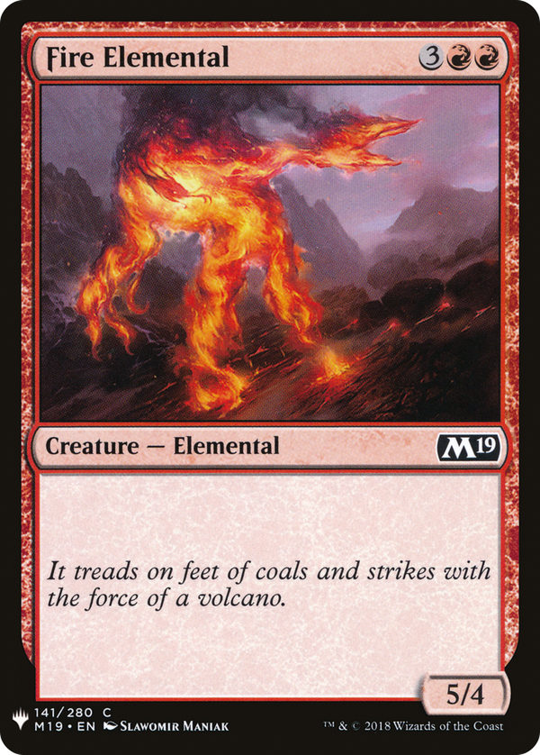 Fire Elemental (plst)