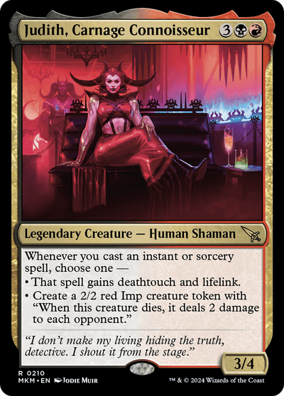 Judith, Carnage Connoisseur