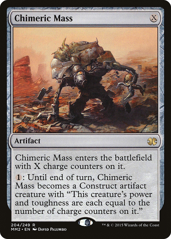 Chimeric Mass (mm2)