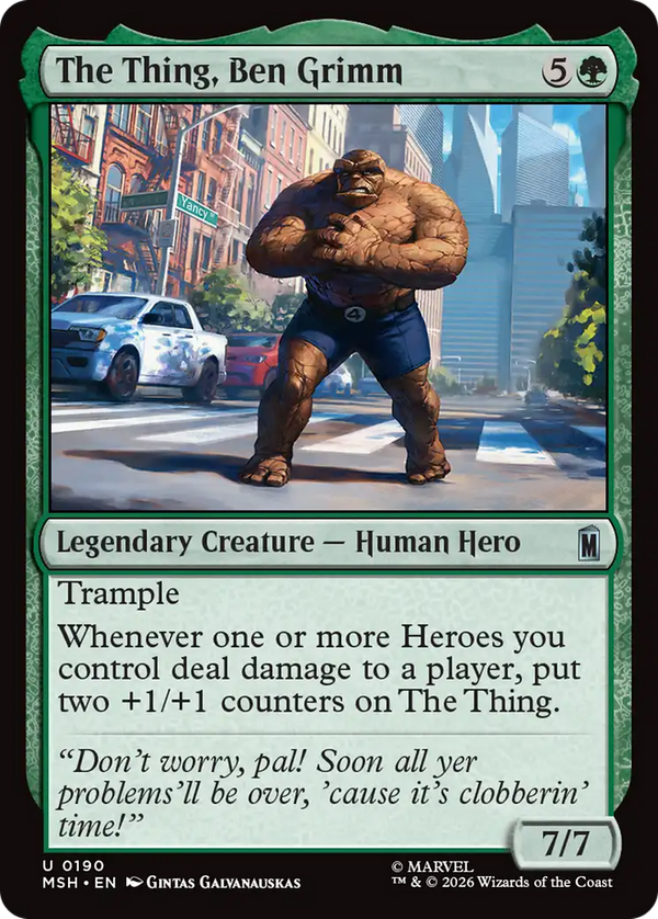 The Thing, Ben Grimm (msh)