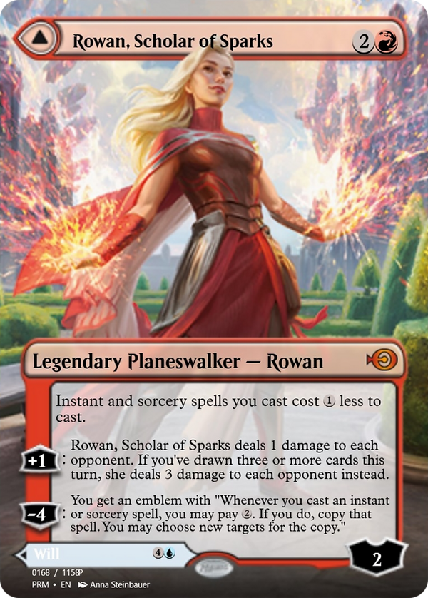 Rowan, Scholar of Sparks // Will, Scholar of Frost (prm)