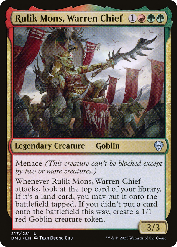 Rulik Mons, Warren Chief (dmu)